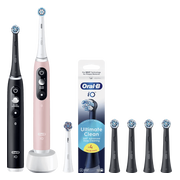 Oral-B iO Series 6N Duo Pack Zwart + Roze Value Pack