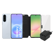 Samsung Galaxy A57 128GB Lichtblauw 5G + Compleet Accessoirepakket