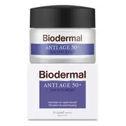 2x Biodermal Nachtcreme Anti Age 50+ 50 ml