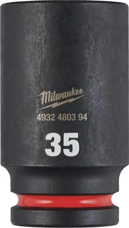 Milwaukee ShockWave™ Krachtdop 3/4" lang | 35 mm - 4932480394