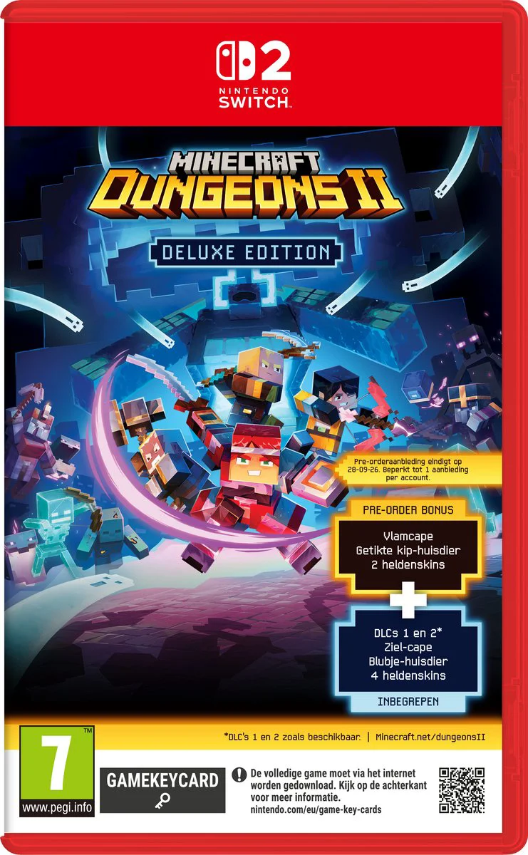 Minecraft Dungeons II Deluxe Edition Nintendo Switch 2