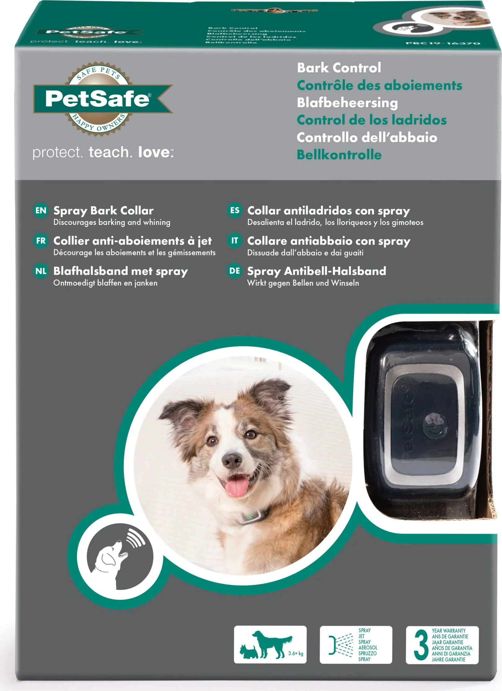 Petsafe - Anti-Blafband - Met Spray en Oplaadbare Batterij