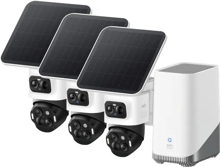 Eufycam S4 3-pack + HomeBase 3