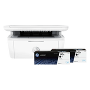 HP LaserJet M140w MFP + 2 extra zwarte toners