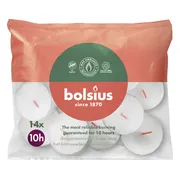 Bolsius Theelichten Wit 10 branduren 14 stuks