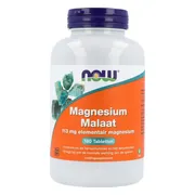 NOW Magnesium Malaat Tabletten 180TB
