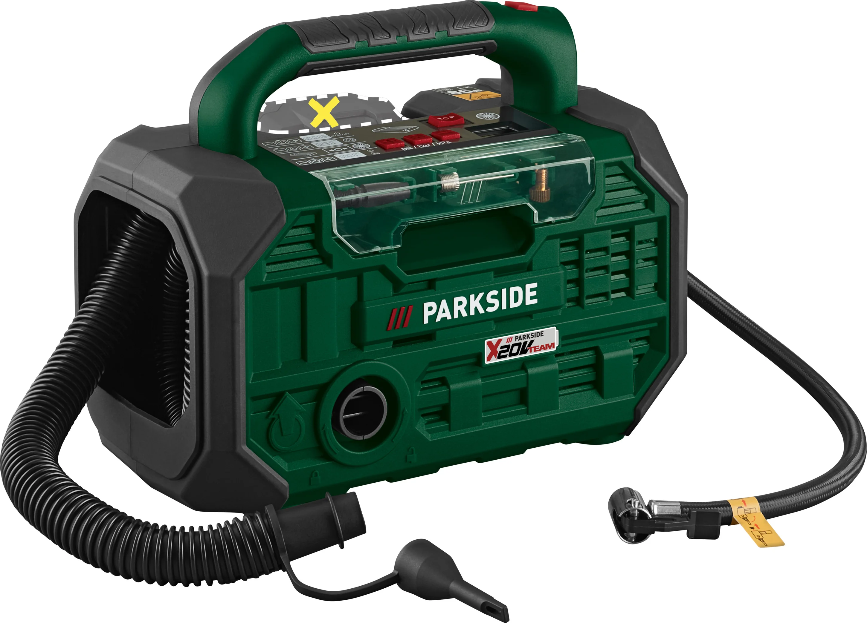 PARKSIDE Accu-compressor en -luchtpomp 20 V zonder accu en lader