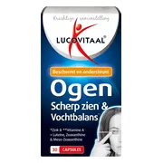 3x Lucovitaal Ogen Scherp Zien en Vochtbalans 30 capsules