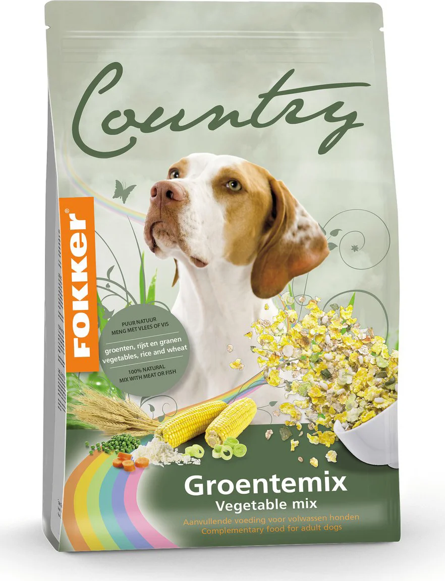 Fokker Country Hondenvoer Groentemix 6 kg
