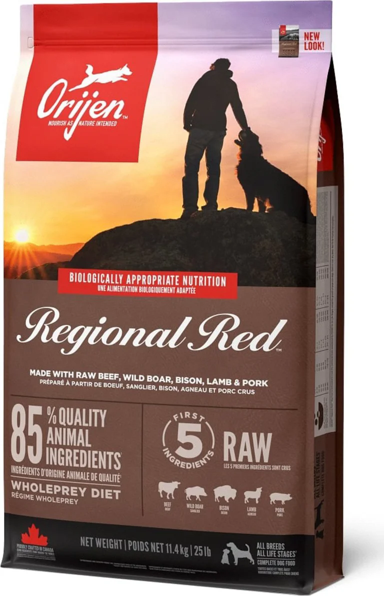 Orijen Hondenvoer Whole Prey Regional Red 11,4 kg