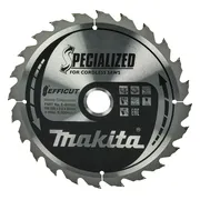 Makita Cirkelzaagblad voor Hout | Efficut | Ø 235mm Asgat 30mm 24T - E-01915