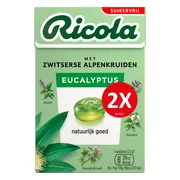 Ricola Keelpastilles Eucalyptus Suikervrij 100GR
