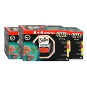 3x Sheba Kattenvoer Nat Classic Traiteur Paté Selectie Multipack 12x85 gr