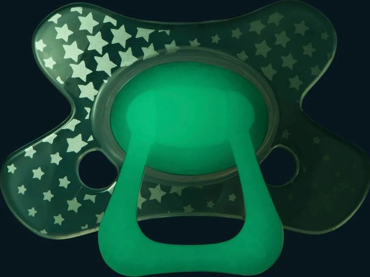 Difrax Fopspeen Natural 18+ Maanden - Glow in the Dark