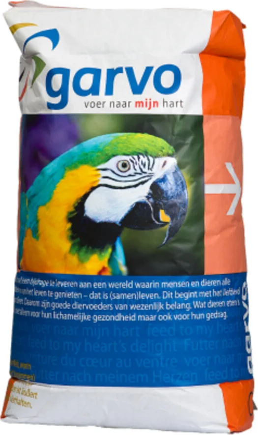 Garvo Papegaaienvoer Fruit en Noot 15 kg