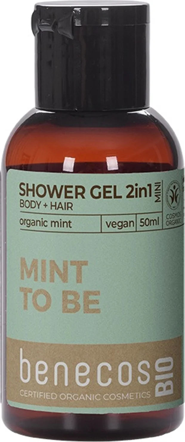 Benecos Mint 2-in-1 Body and Hair Shower Gel Mini 50ML