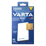 Varta Power Bank Energy 20000 mAh Box 1 stuk