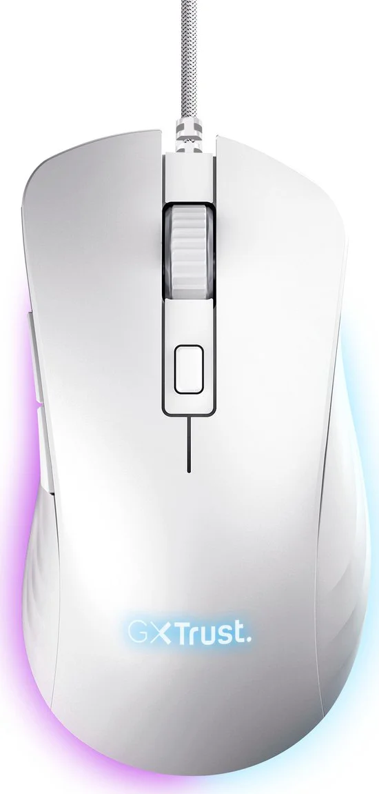 Trust GXT 924W Ybar+ Pro Gaming Muis Wit