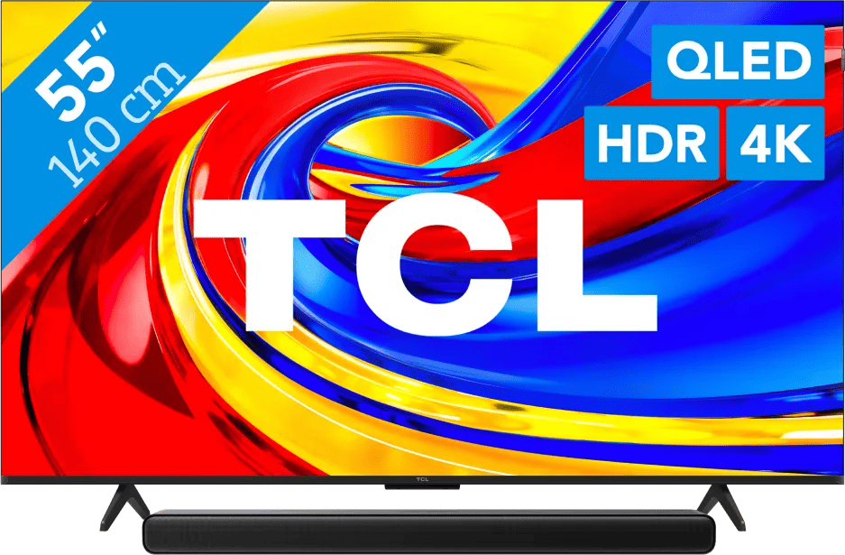 TCL 55" QLED P79L 4K (2026) + TCL S45H 2.0 Soundbar