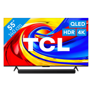 TCL 55" QLED P79L 4K (2026) + TCL S45H 2.0 Soundbar
