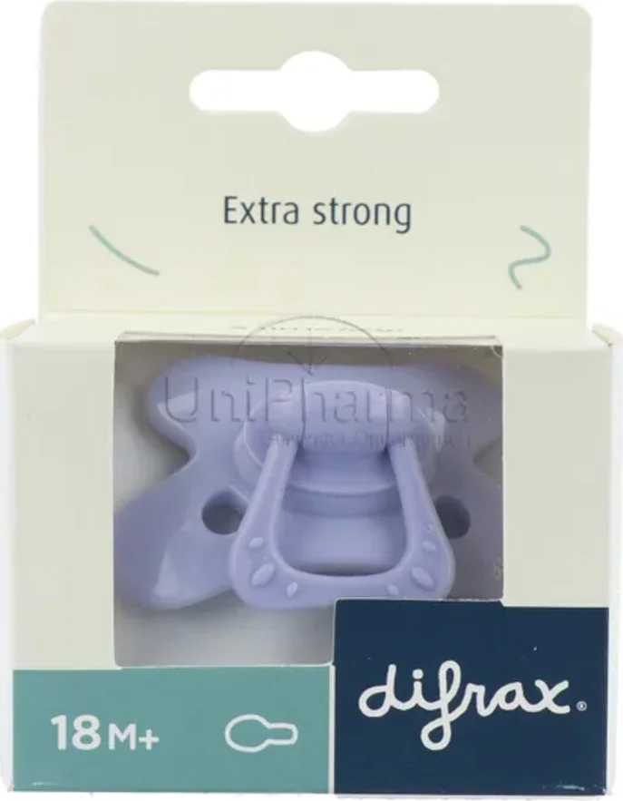 Difrax Fopspeen Natural 18+ Maanden SE Lilac Amethyst