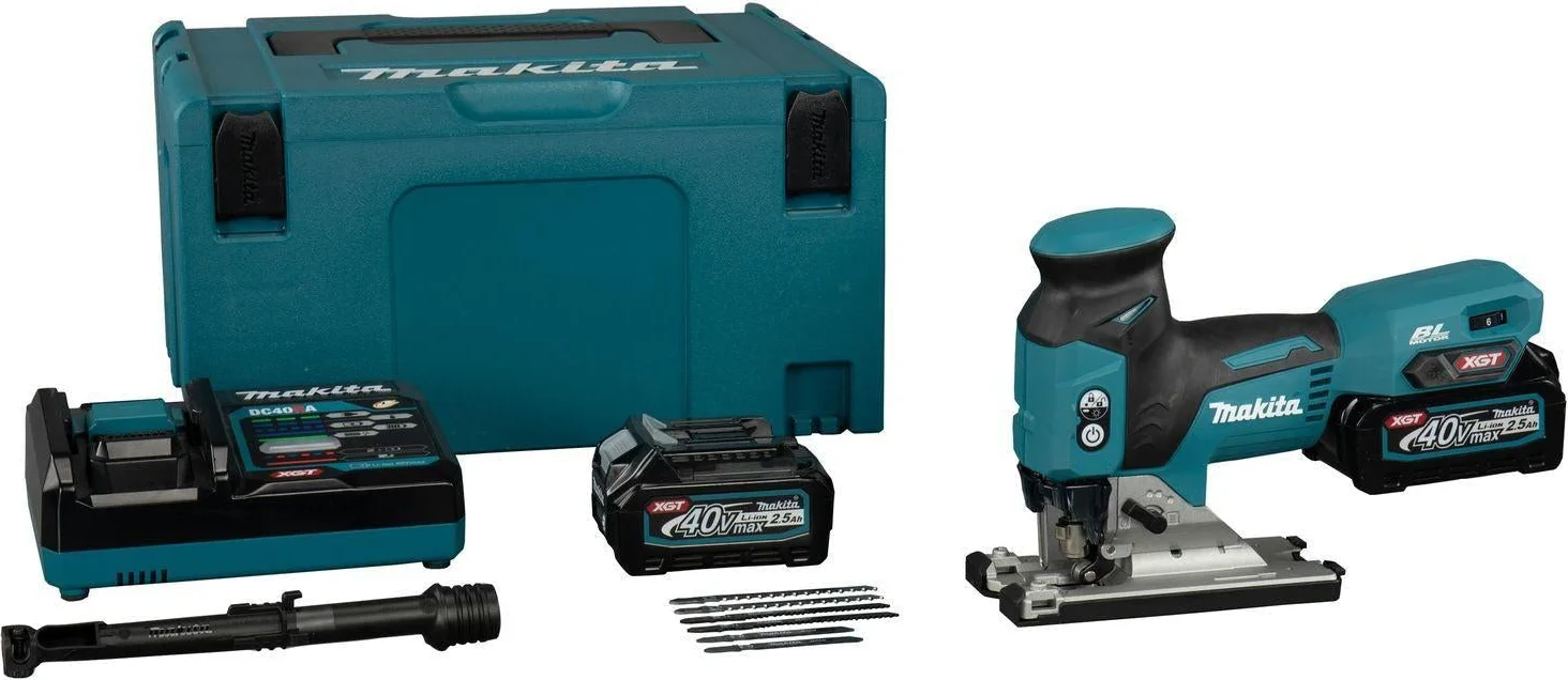Makita JV001GD201 Accu Decoupeerzaag T-Greep XGT 40V Max 2.5 Ah in Mbox