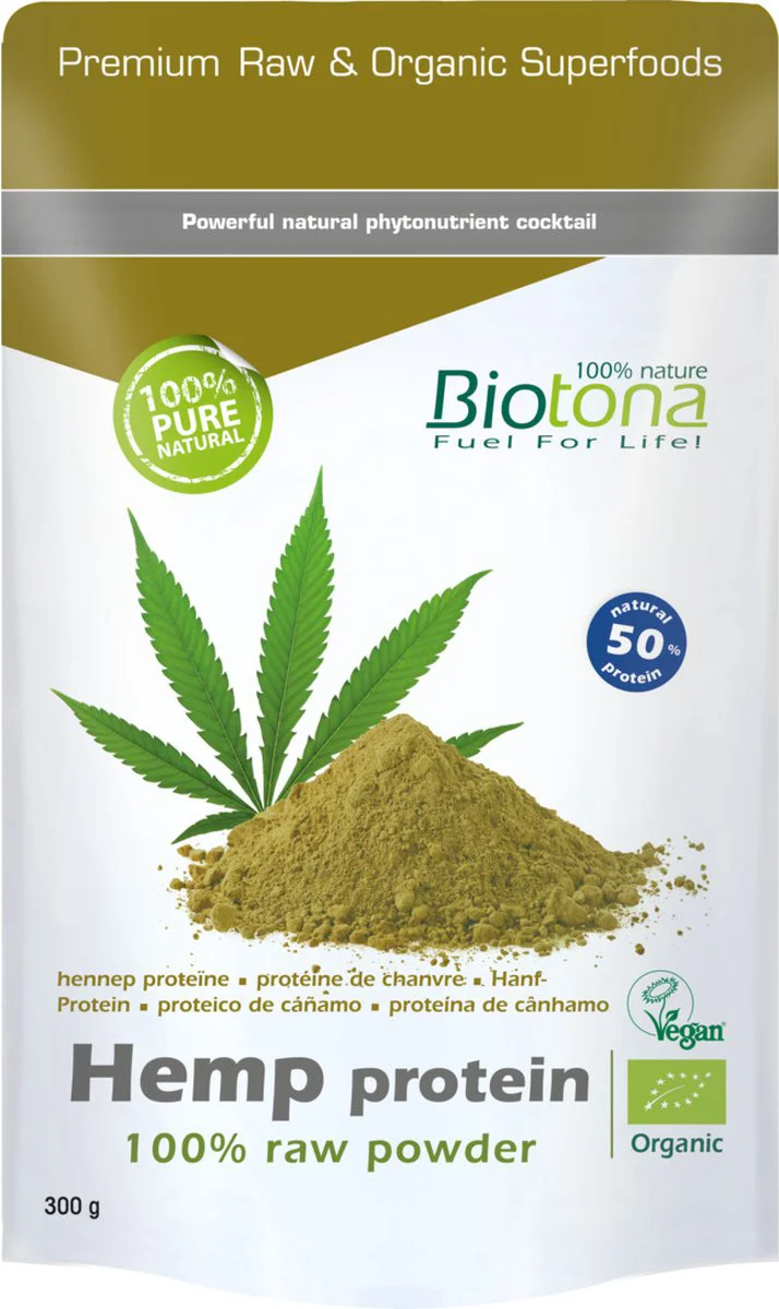 Biotona Hemp Protein Powder Raw 300GR