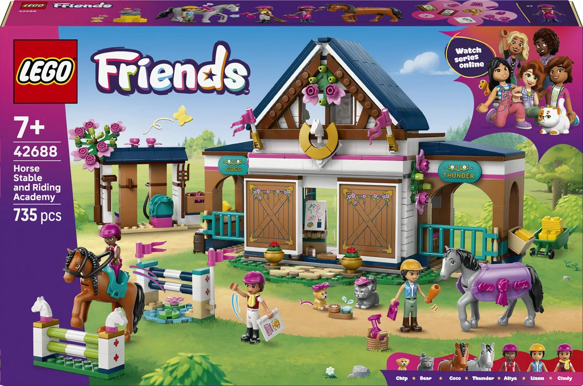 LEGO Friends Paardenstal en manege 42688