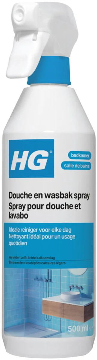HG Douche & Wasbak Reiniger - iedere dag 500ML