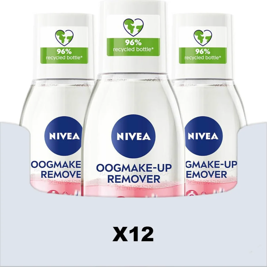 12x NIVEA Oogmake-Up Remover Stralende Oogcontouren 125 ml