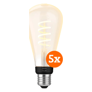 Philips Hue Filament White Ambiance Edison XL 5-pack