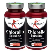 2x Lucovitaal Chlorella Spirulina 200 tabletten
