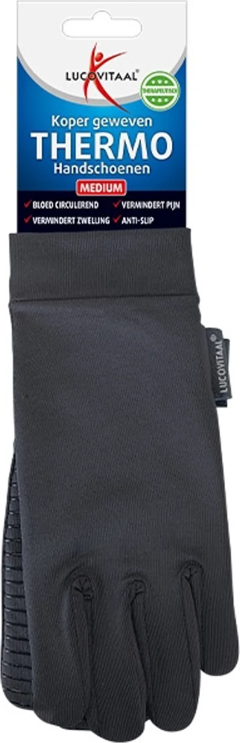Lucovitaal Koper Geweven Thermo Handschoenen
