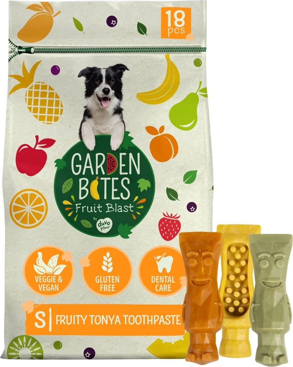 Duvoplus Garden Bites Fruity Tonya Toothpaste Hondensnack 18ST