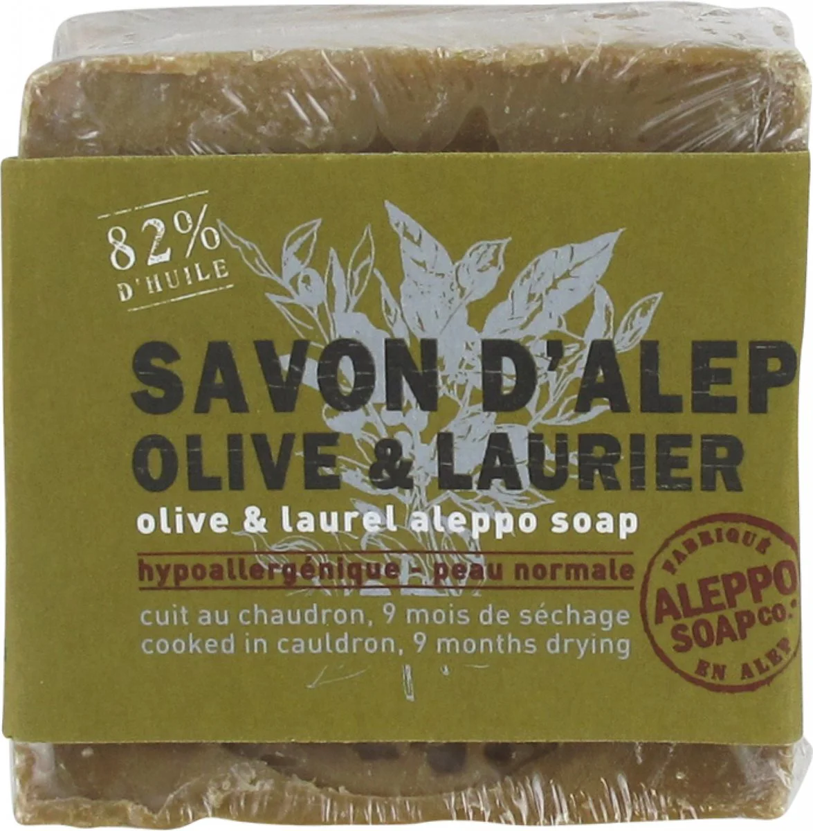 Aleppo Soap Savon D'Alep Olive & Laurier Zeep 180GR