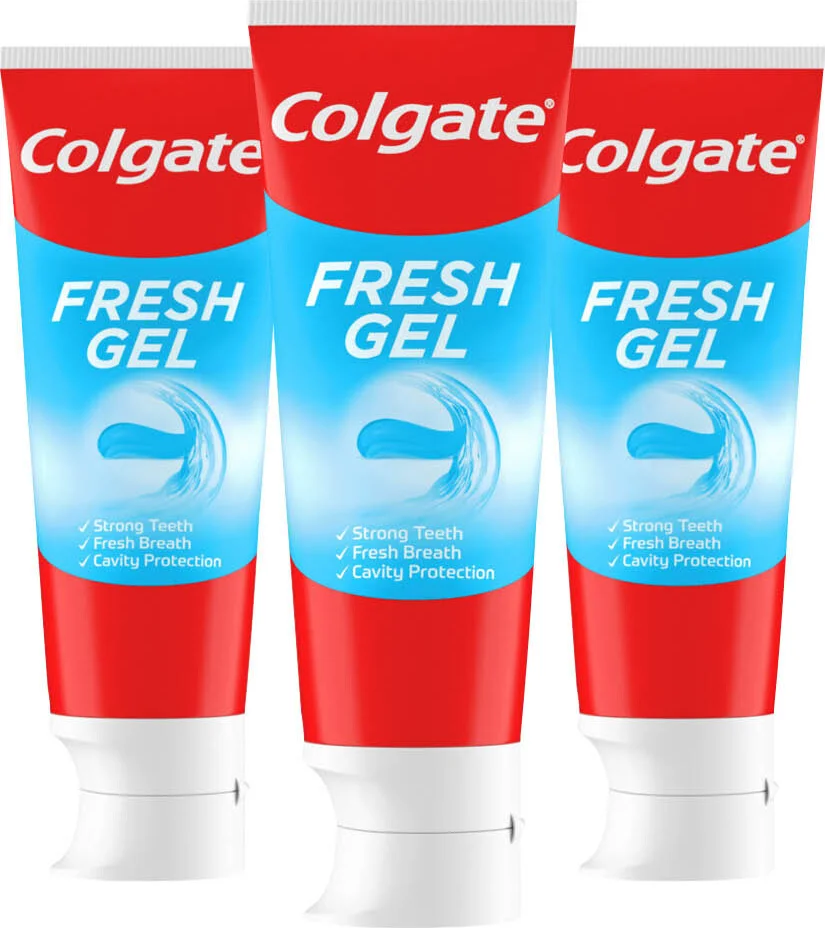 3x Colgate Tandpasta Fresh Gel 75 ml