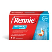 Rennie Pepermunt kauwtabletten bij brandend maagzuur 96TB