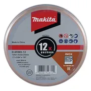 Makita D-65969-12 Doorslijpschijf 125x22,23x1,0mm RVS VE=12