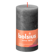 Bolsius Rustiek Stompkaars Stormy Grey 130/68