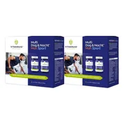 2x Vitakruid Multi Dag & Nacht Man Sport 60 tabletten