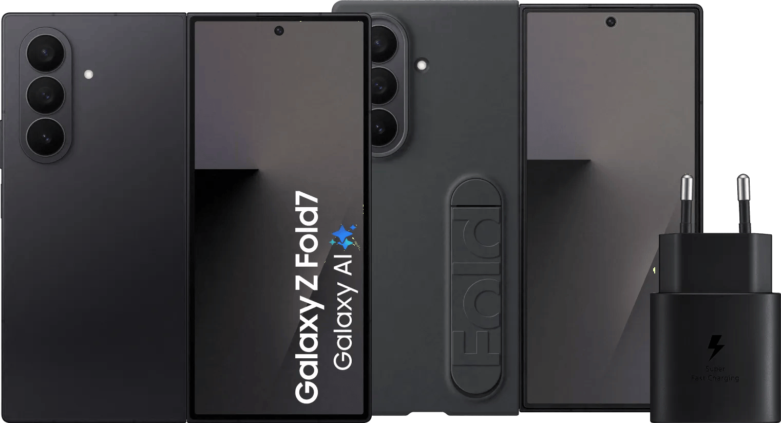 Samsung Galaxy Z Fold 7 256GB Zwart 5G + Accessoirepakket