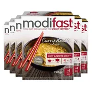 6x Modifast Weight Control Soep Curry Noodle 220 gr