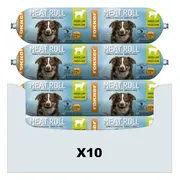10x Fokker Meat Roll Hondenvoer Nat Lam - Zalm 800 gr
