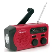 Denver SCR-2010 Noodradio Rood