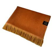 Alpaca D'Luxe Sjaal - Sustainable - Hypoallergeen - Oranje - Scarf - Handgemaakt met alpacawol - Zacht en van Kwaliteit - Luxe cadeau - Kerstcadeau - Anti-allergie - Comfortabel - Gift - Duurzaam - Sjaals Dames - Sjaals Heren - Hoogwaardige kwaliteit
