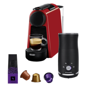 De'Longhi Nespresso Essenza Mini EN85.R + Pierre Melkopschuimer