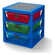 Transparant blauw LEGO ladenblok