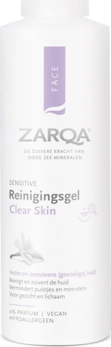 2x Zarqa Clear Skin Reinigingsgel 200 ml