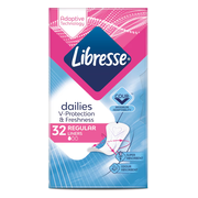 Libresse Dailies V-Protection Regular Inlegkruisjes 32ST