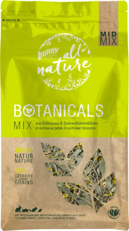Bunny Nature Botanicals Konijnensnack Zonnehoed - Zonnebloem 140 gr